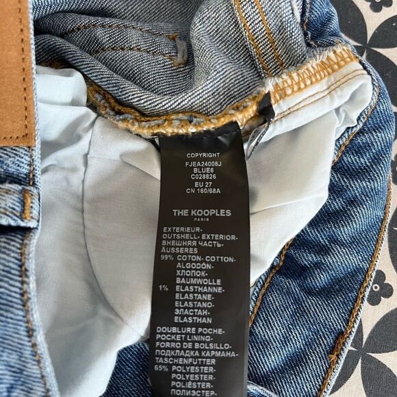 The Kooples Straight Cropped Jeans - Picture 8 of 12